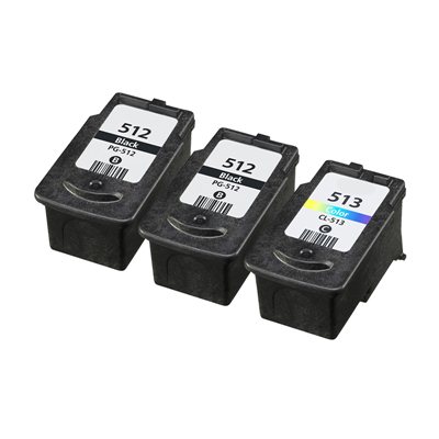 Чернила Canon PG-512 / CL-513 + 1 Чёрный, аналог