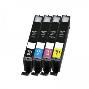 Комплект чернил Canon CLI-551 4-цвета, аналог