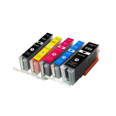 Комплект чернил Canon CLI-551 5-цветов, аналог