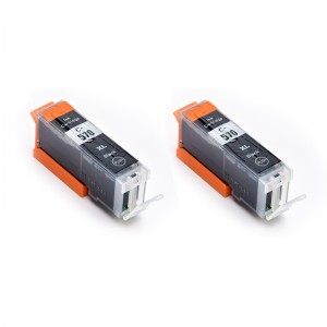 Комплект чернил Canon PGI-570BK XL 2шт Чёрный, аналог