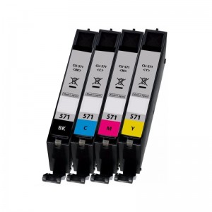 Комплект чернил Canon CLI-571 XL CMYK 4-цвета, аналог