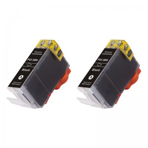 Комплект чернил Canon PGI-5BK 2шт Чёрный, аналог