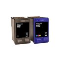 Комплект чернил HP 21XL + 22XL 4-цвета, аналог