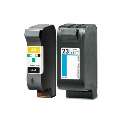 Комплект чернил HP 45 + 23 TriColor 4-цвета, аналог