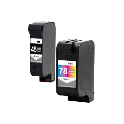 Комплект чернил HP 45 + 78 TriColor 4-цвета, аналог