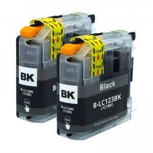 Tindikomplekt Brother LC123BK 2tk Must, analoog