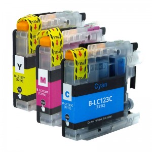 Tindikomplekt Brother LC123 3-värvi, analoog