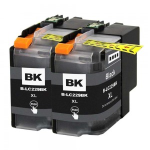 Tindikomplekt Brother LC229BK XL 2tk Must, analoog