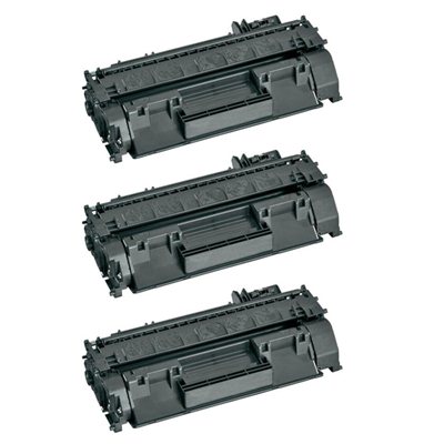 Картридж HP 05A / CE505A, Комплект 3 шт, совместимый