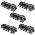 Картридж HP 80A / CF280A Комплект 5 шт, совместимый