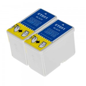 Чернила Epson T0511 2шт Чёрный, аналог
