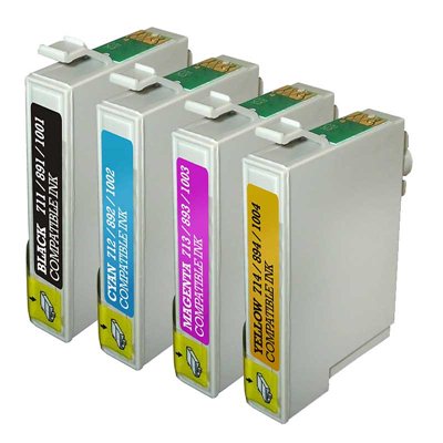 Комплект чернил Epson T0715 4-цвета, аналог