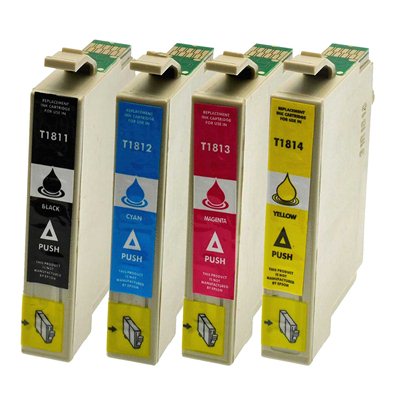 Комплект чернил Epson T1816 XL 4-цвета, аналог