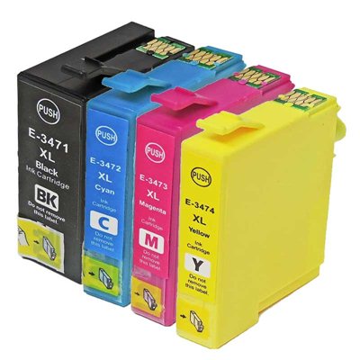 Комплект чернил Epson T3476 XL 4-цвета, аналог
