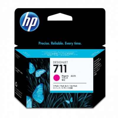 HP Ink No.711 Magenta tri-pack (CZ135A)