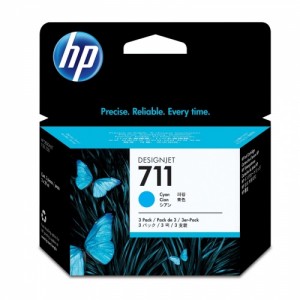 HP Ink No.711 Cyan (CZ130A)