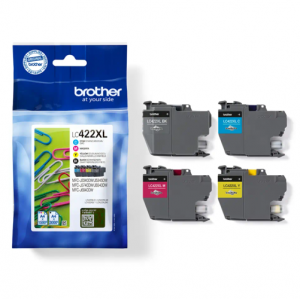 Brother LC422XL (LC422XLVALDR) Ink Cartridge Pack