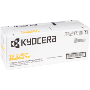 Kyocera TK-5380Y (1T02Z0ANL0) Toner Cartridge, Yellow