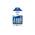 Epson 101 EcoTank (C13T03V64A) Ink Cartridge, Black, Cyan, Magen