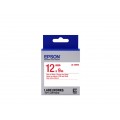 Epson LK-4WRN (C53S654011) Label Cartridge Standard, Red on Whit