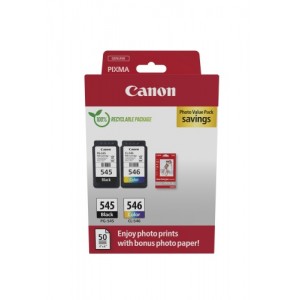 Canon PG-545/CL-546 (8287B008) Ink Cartridge Multipack, BK/CMY