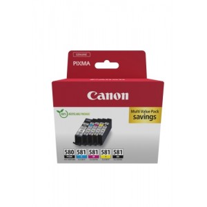Canon PGI-580/CLI-581 (2078C007) Ink Cartridge Multipack, PGBK/B