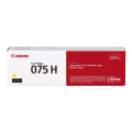 Canon CRG 075H Y (6366C002) Toner Cartridge, Yellow