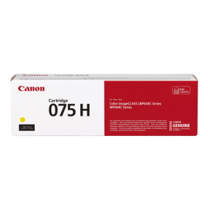 Canon CRG 075H Y (6366C002) Toner Cartridge, Yellow
