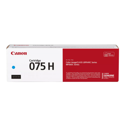 Canon CRG 075H C (6368C002) Toner Cartridge, Cyan