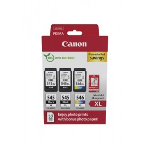 Canon PG-545XL/CL-546XL (8286B015) Photo value pack Ink Cartridg