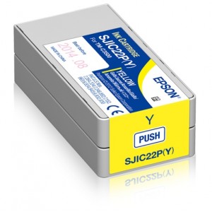 Epson SJIC22P(Y) (C33S020604) Ink Cartridge, Yellow