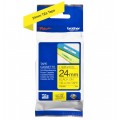 Brother TZe-651 (TZE651) Laminated Labelling Tape Cassette, Blac