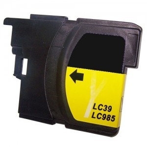 Совместимый картридж Brother LC985 желтый 260 стр.