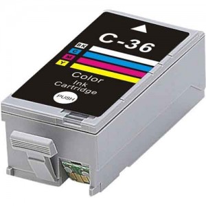 Analoog tindikassett Canon CLI36 komplekt