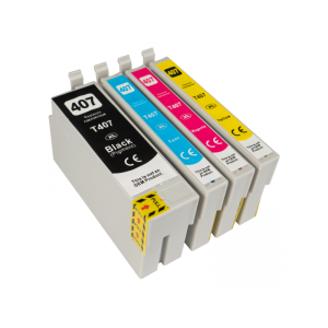 Analoog tindikassett Epson 407XL komplekt