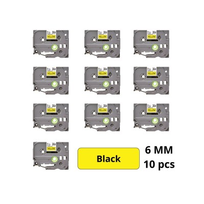 Brother TZe-611 TZe611 kleepkirjalint Dore analoog set 10 tükki