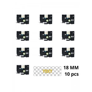 Brother Tze-144 TZe144 kleepkirjalint Dore analoog set 10 tükki