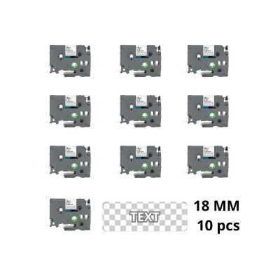 Brother TZe-145 TZe145 kleepkirjalint Dore analoog set 10 tükki