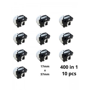 Brother DK-11204 DK11204 17mm x 54mm термоэтикетки, производитель Dore, 10 tk