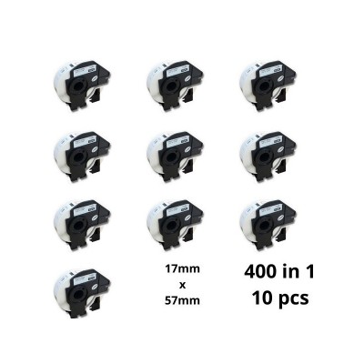 Brother DK-11204 DK11204 17mm x 54mm термоэтикетки, производитель Dore, 10 tk