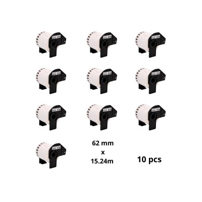 Brother DK-22212 DK22212 62mm x 15240mm термоэтикетки, производитель Dore, 10 tk