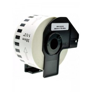 Brother DK-22225 DK22225 38mm x 30480mm termopaberist etiketid, Dore