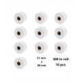 Dymo S0929100 etiketi rull Dore analoog komplekt 10 tükki