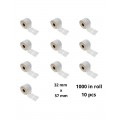 Dymo 11354 S0722540 etiketi rull Dore analoog komplekt 10 tükki