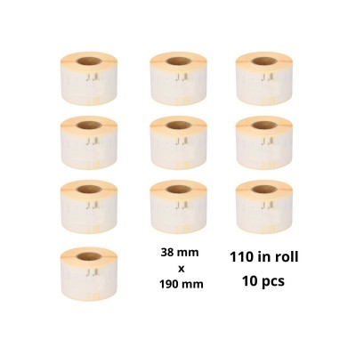Dymo 99018 S0722470 etiketi rull Dore analoog komplekt 10 tükki