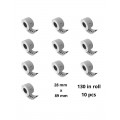 Dymo 99010 S0722370 etiketi rull Dore analoog komplekt 10 tükki