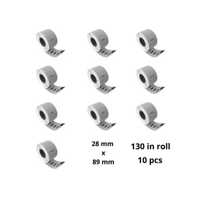 Dymo 99010 S0722370 etiketi rull Dore analoog komplekt 10 tükki