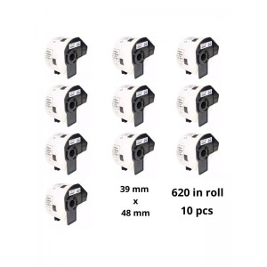 Brother DK-11220 DK11220 39mm x 48mm термоэтикетки, производитель Dofe, 10 tk