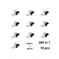 Brother DK-11234 DK11234 60mm x 86mm термоэтикетки, производитель Dore, 10 tk