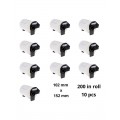 Brother DK-11241 DK11241 102mm x 152mm termopaberist etiketid, tootja Dore, 10 tk